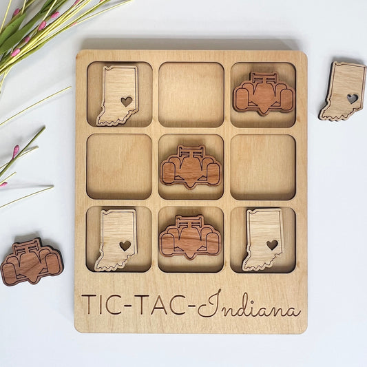 Indiana Tic-Tac-Toe Board