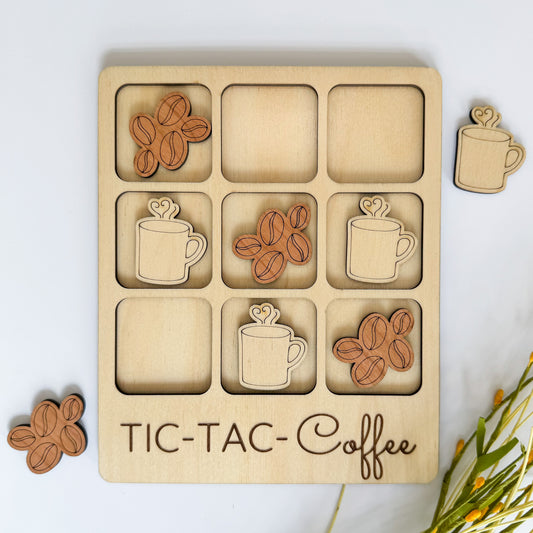Coffee Tic-Tac-Toe Board