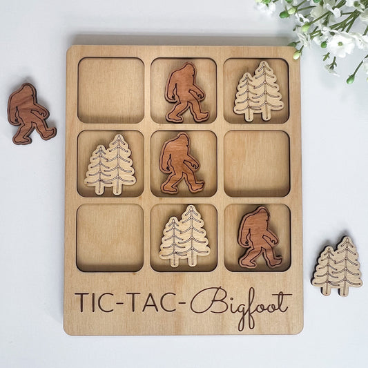 Bigfoot Tic-Tac-Toe Board