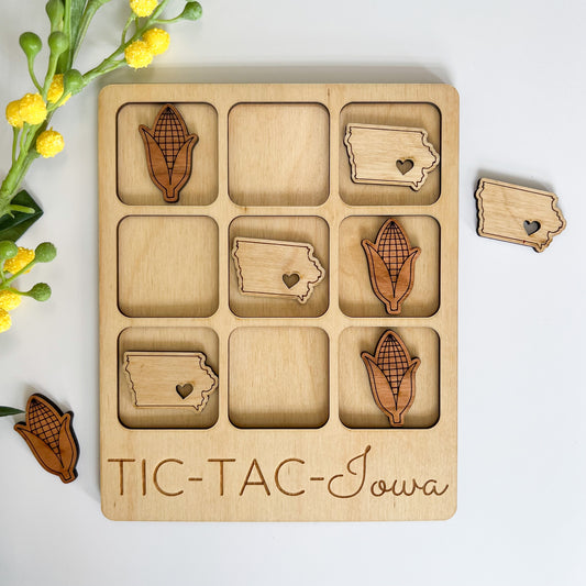 Iowa Tic-Tac-Toe Board