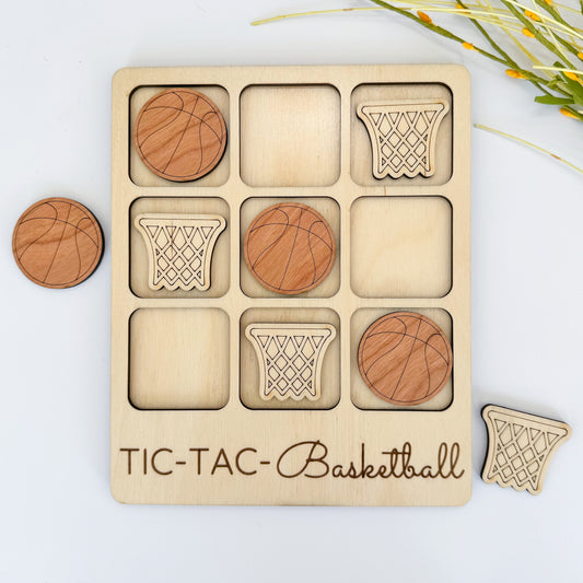 Basketball Tic-Tac-Toe Board