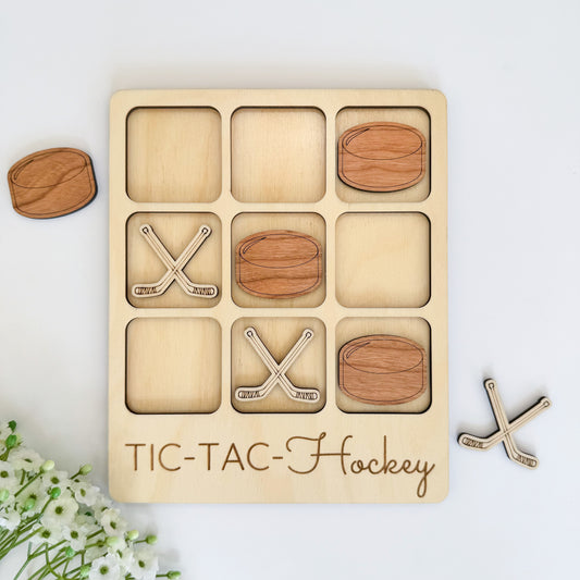 Hockey Tic-Tac-Toe Board
