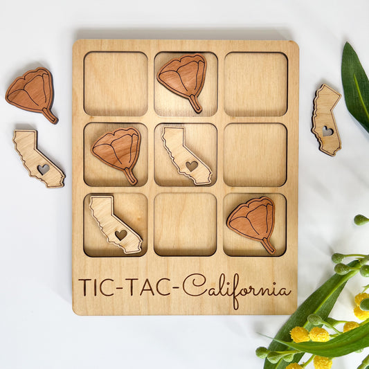California Tic-Tac-Toe Board