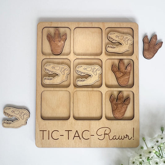 Dinosaur Tic-Tac-Toe Board