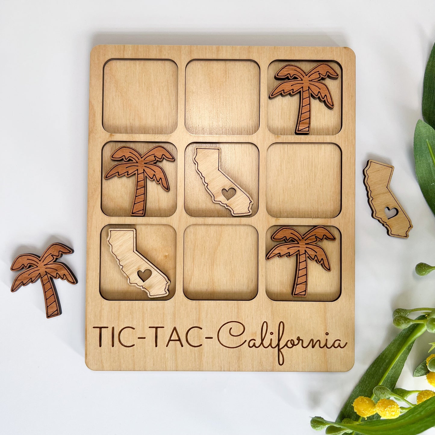 California Tic-Tac-Toe Board