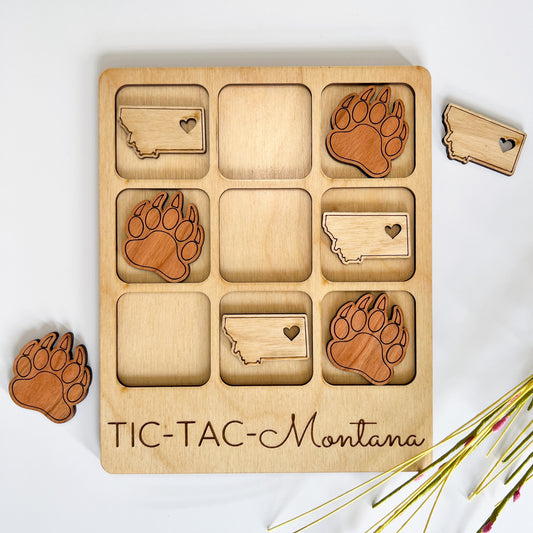 Montana Tic-Tac-Toe Board