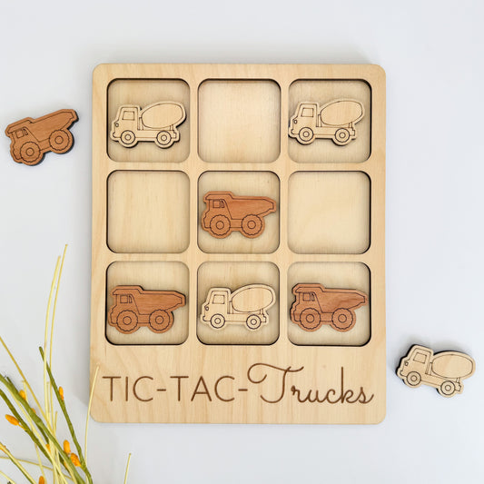 Trucks Tic-Tac-Toe Board