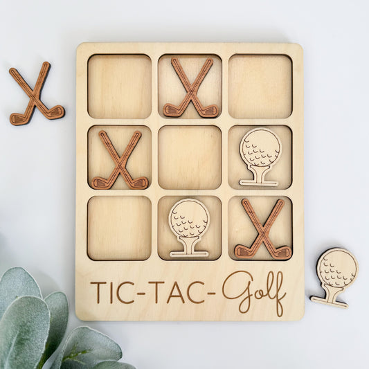Golf Tic-Tac-Toe Board