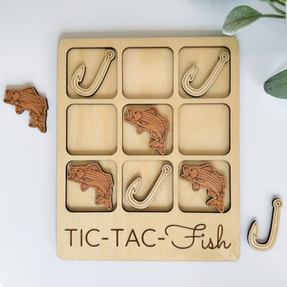 Fishing Tic-Tac-Toe Board