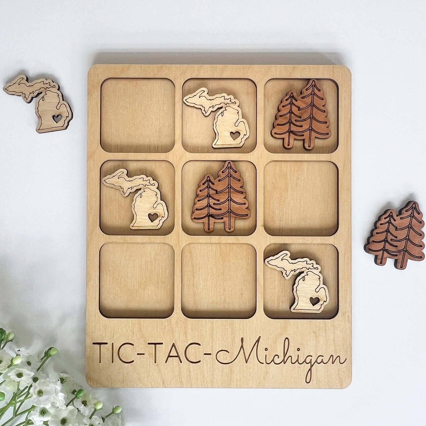 Michigan Tic-Tac-Toe Board