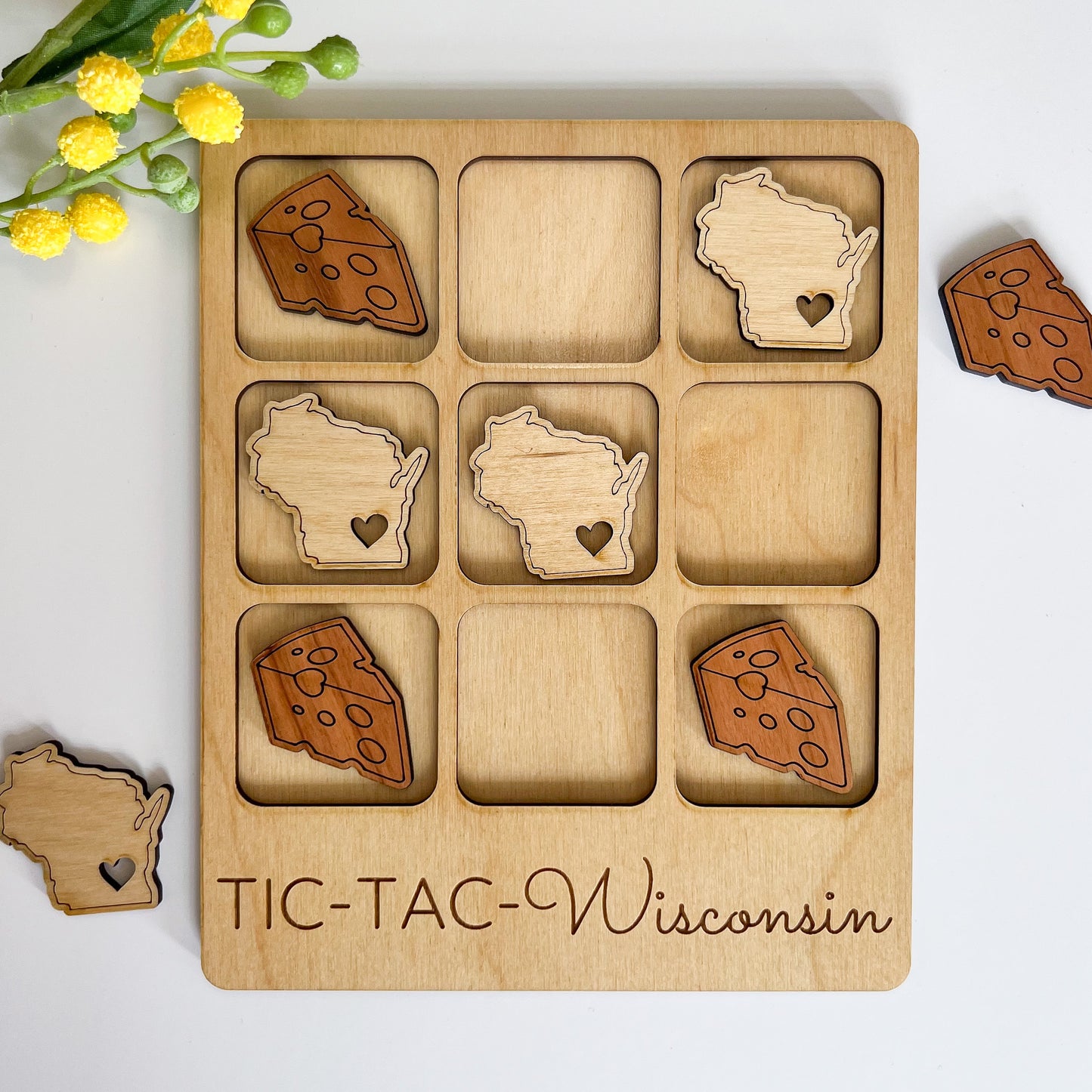 Wisconsin Tic-Tac-Toe Board