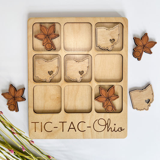 Ohio Tic-Tac-Toe Board