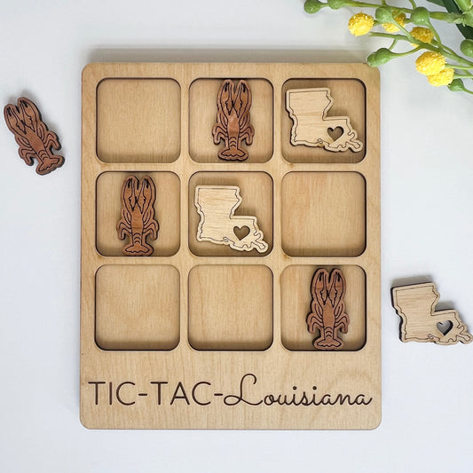 Louisiana Tic-Tac-Toe Board