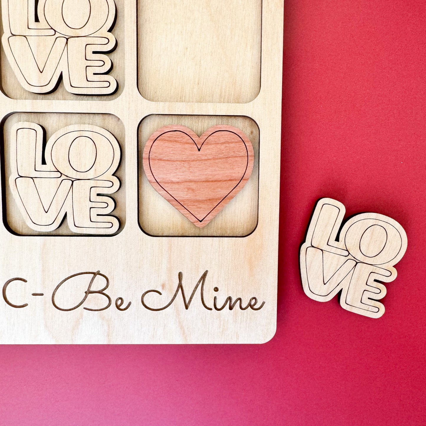 Valentine's Day Tic-Tac-Toe Board