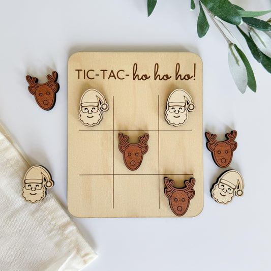 Mini HoHoHo Tic-Tac-Toe Board