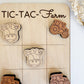 Mini Farm Tic-Tac-Toe Board