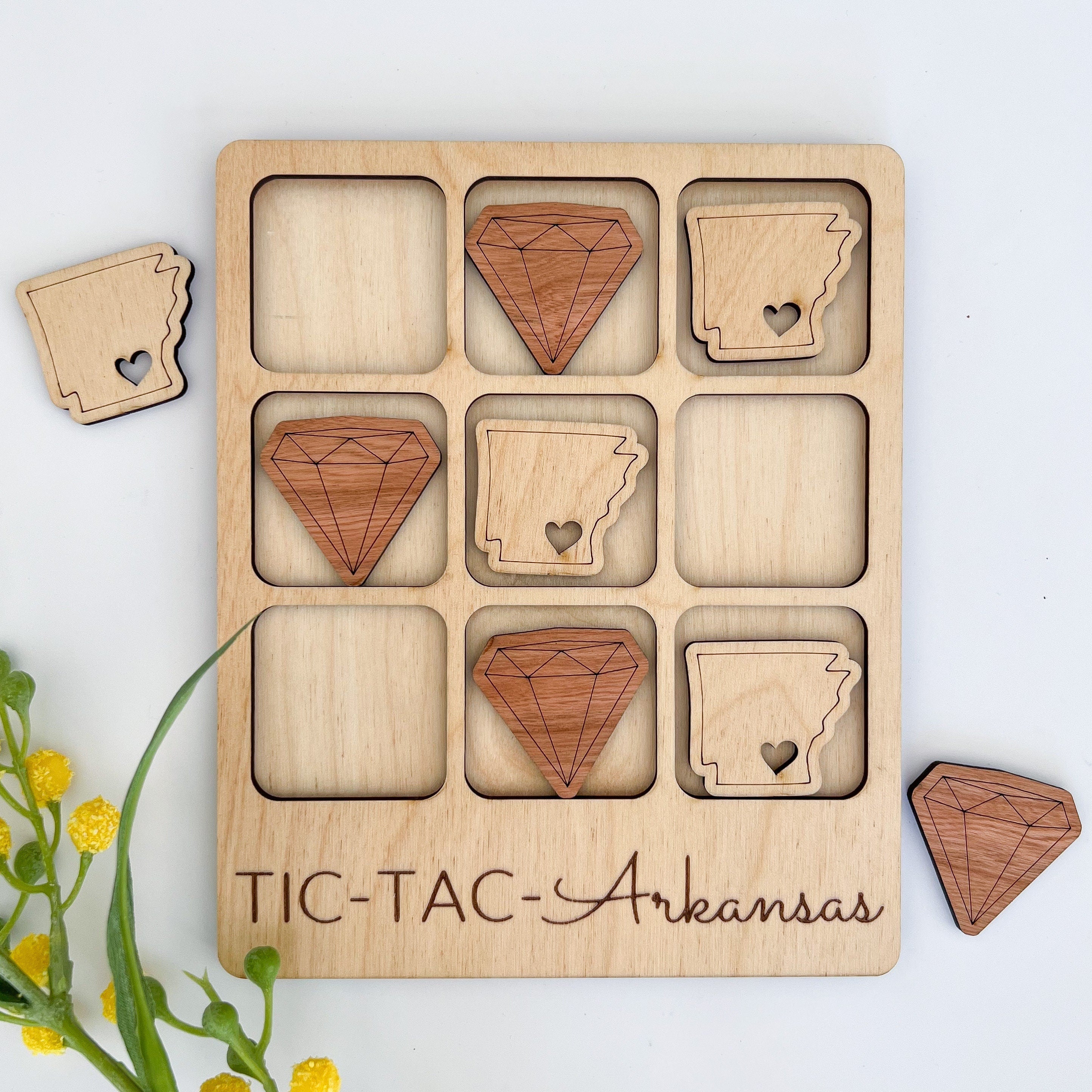 Rustic Tic Tac Toe Game - The Heritage outlets Forge